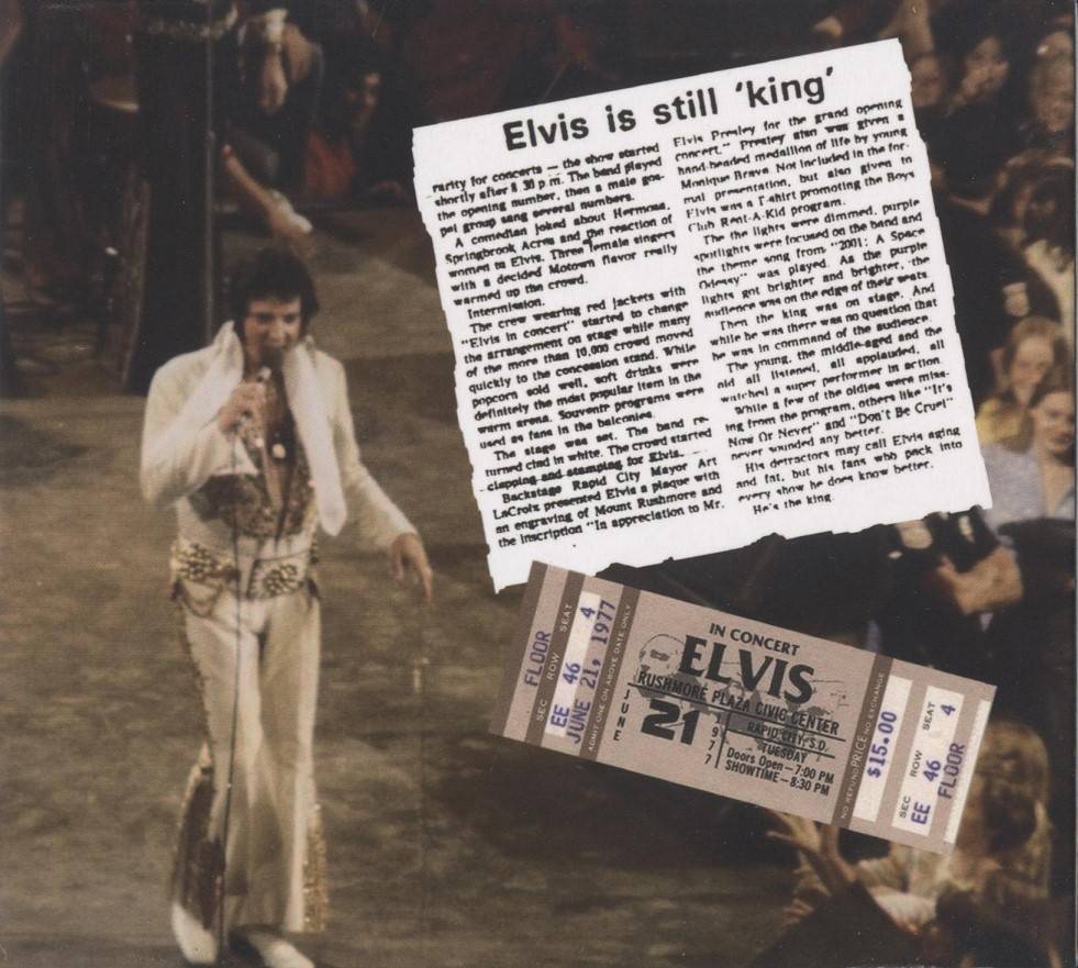 Elvis Presley From Omaha To Rapid City : Front